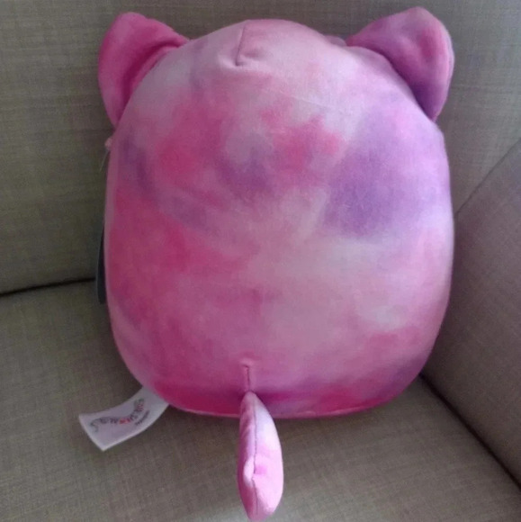 NWT Original Squishmallows 8” Caeli the Pink Purple Tie-Dye Tabby Cat kids girls - Picture 4 of 4